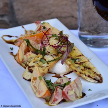 Bon Ami - grilled vegetables on a white plate - Creperies Near Me - Denver, Colorado Bon Ami - grilled vegetables on a white plate - Creperies Near Me - Denver, Colorado