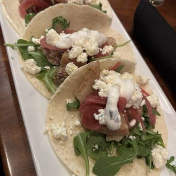 Big Ditch Brewing - Greek Pork belly tacos (special) - New American Near Me - Buffalo, New York