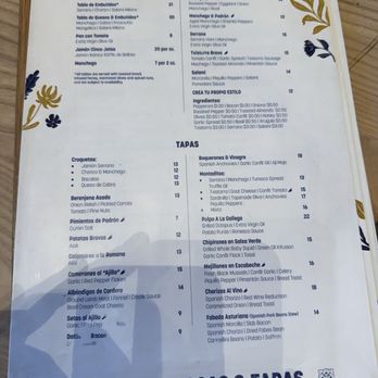 Barullo Taberna Española - Menu - Spanish Near Me - San Juan, Puerto Rico
