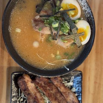 MiMi's Kitchen - Pork Belly Ramen Noodle with Spicy Pork belly on the side - Asian Fusion Near Me - San Jose, California MiMi's Kitchen - Pork Belly Ramen Noodle with Spicy Pork belly on the side - Asian Fusion Near Me - San Jose, California