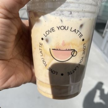 Love You Latte - Ice banana latte with oat milk, it was really good. - Breakfast & Brunch Near Me - Glendale, California