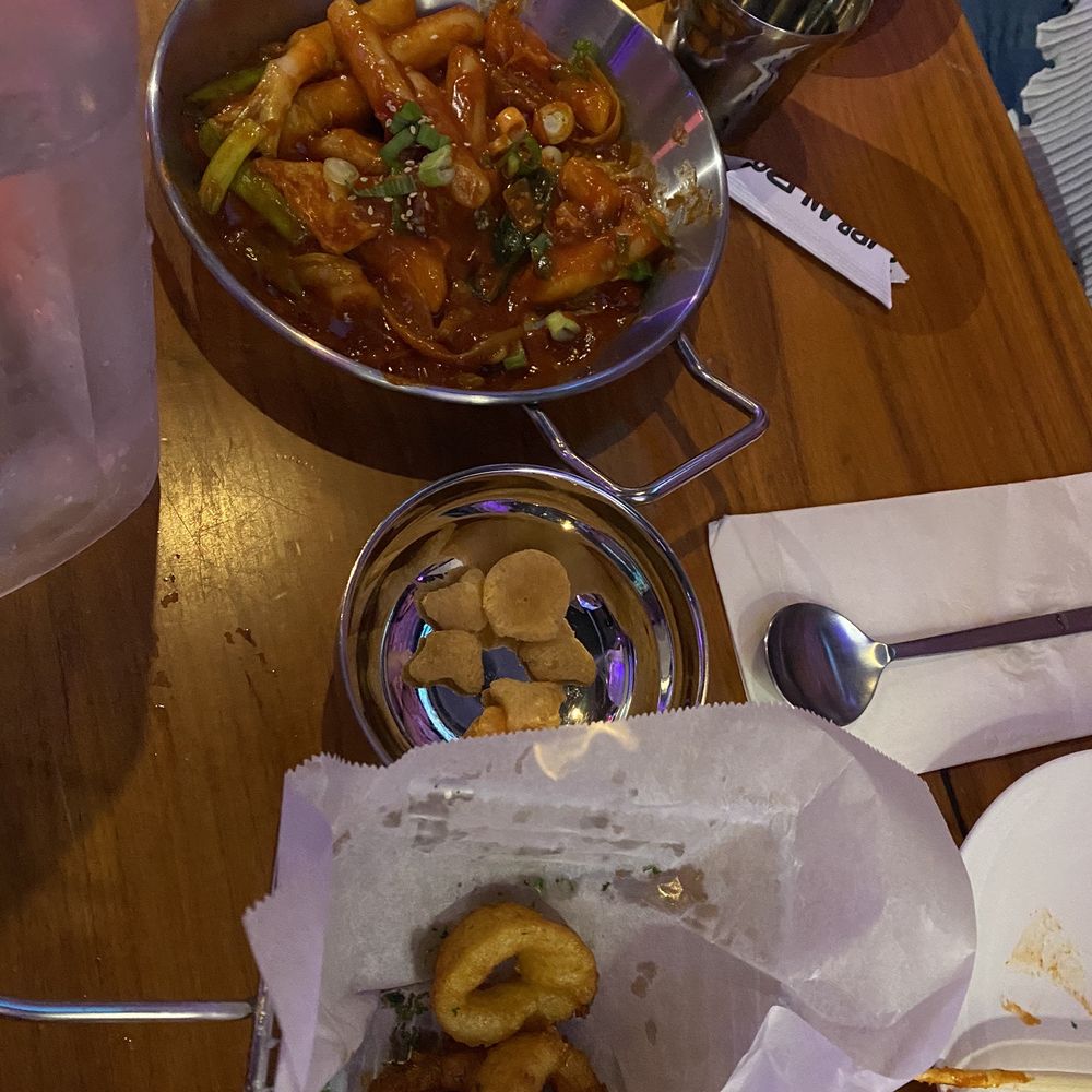 Urban Pocha - Dubokki & onion rings - Korean Near Me - Pasadena, California Urban Pocha - Dubokki & onion rings - Korean Near Me - Pasadena, California