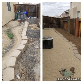 Tailored Lawn Care - two pictures of the same yard - Lawn Services Near Me - Sparks, Nevada Tailored Lawn Care - two pictures of the same yard - Lawn Services Near Me - Sparks, Nevada