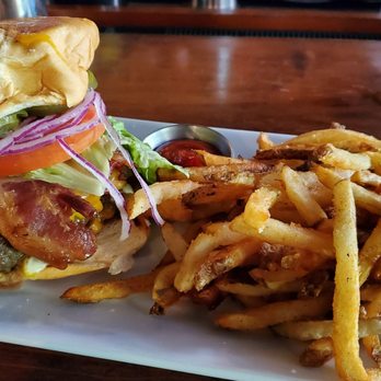 The Fork n Cork - Hot mess burger - New American Near Me - Wilmington, North Carolina The Fork n Cork - Hot mess burger - New American Near Me - Wilmington, North Carolina