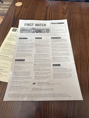Menu photo 1 First Watch Wheat Ridge, CO