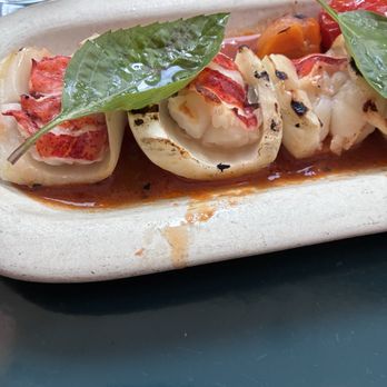 Zou Zou’s - Lobster kebabs served on fennel - Mediterranean Near Me - New York, New York