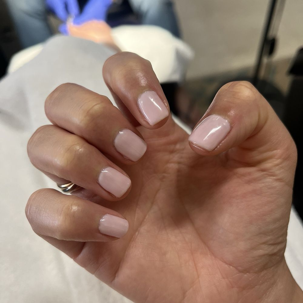 Fantasy Nails - I LOVE MY NAILS! This is two coats funny bunny and one coat bubble bath. - Nail Salons Near Me - Van Nuys, California