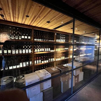 R+D Kitchen - Wine wall - New American Near Me - Yountville, California R+D Kitchen - Wine wall - New American Near Me - Yountville, California