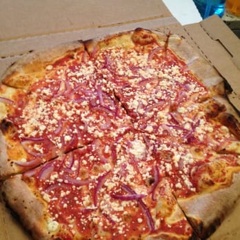 Coalfire Pizza - Goat cheese and red onion, my favorite make your own combination - Pizza Near Me - Chicago, Illinois