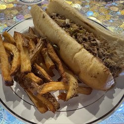 One Eyed Jack's - OEJ Cheesesteak Hoagie with Fries