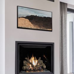 The Fireplace Stop - FireplaceX 42 ProBuilder Cleanface Gas Fireplace w/ Cool Smart TV Wall Kit