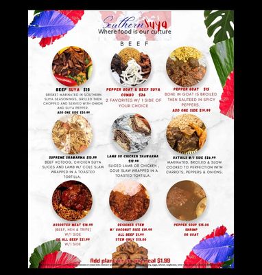 Menu photo 3 Southern Suya Atlanta, GA