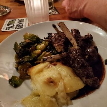 Speisekammer - Lamb chops with brussel sprouts and potatoes - German Near Me - Alameda, California