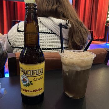Wiseguys Comedy - Pacifico and root beer float! - Comedy Clubs Near Me - Salt Lake City, Utah