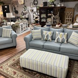 Willow Leaves of Hope - Gorgeous 3 piece living room set.
