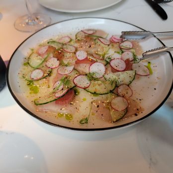 Common Lot - Hamachi crudo - New American Near Me - Millburn, New Jersey