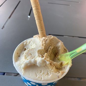 Blue Ice Gelato - Salted caramel and cookie butter gelato. BEST COMBINATION EVER!! - Coffee & Tea Near Me - Tucson, Arizona