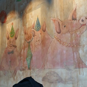 Den Glade Gris - Last Supper mural? - Gastropubs Near Me - Oslo, 03 Den Glade Gris - Last Supper mural? - Gastropubs Near Me - Oslo, 03