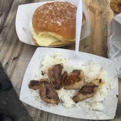 Ashmo's - Lingcod Sandwich and the Black Cod Tips.