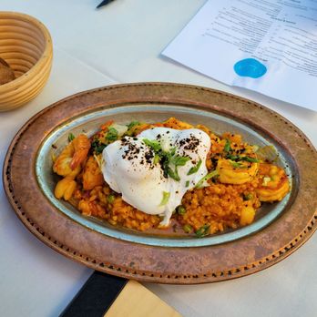 Elia - Seafood breakfast paella - Greek Near Me - Pleasanton, California Elia - Seafood breakfast paella - Greek Near Me - Pleasanton, California