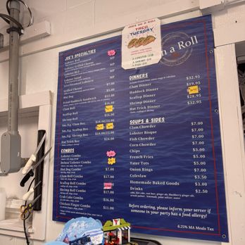 Joe's On A Roll - Menu - Food Trucks Near Me - Beverly, Massachusetts