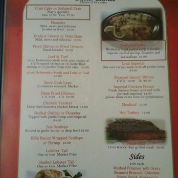 May's Seafood Restaurant - Seafood Near Me - Frederick, Maryland May's Seafood Restaurant - Seafood Near Me - Frederick, Maryland