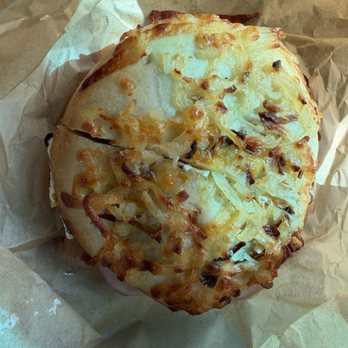 Einstein Bros. Bagels - Cheesy Hashbown bagel - Bagels Near Me - San Diego, California Einstein Bros. Bagels - Cheesy Hashbown bagel - Bagels Near Me - San Diego, California