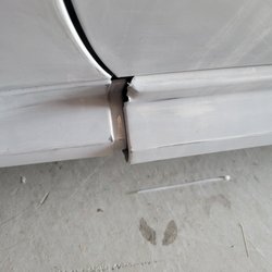 Dynamic Mobile Auto Paint - Misaligned body panels though I was told they were 85% done which would've included the paint