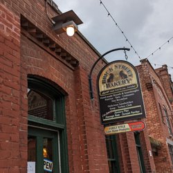 Front door and signage