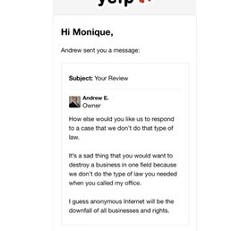 Here is the response from the owner to prove the type of heart they have toward someone that just buried their mother... Here is the response from the owner to prove the type of heart they have toward someone that just buried their mother...