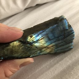 Labradorite. The reflect in this stone is amazing!