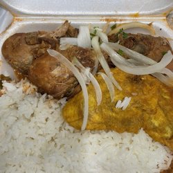 Chez Guyto Take Out Restaurant - Chicken with white rice