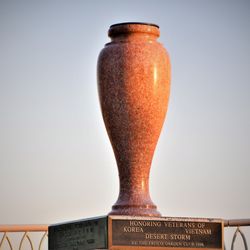 Frisco Commons Park - 1948 Memorial Urn relocated to the current location in the Frisco Commons Park.