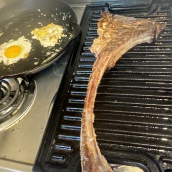 Sons Of A Butcher - Tomahawk steak - Step 2 of reverse sear - Butcher Near Me - Oceanside, New York Sons Of A Butcher - Tomahawk steak - Step 2 of reverse sear - Butcher Near Me - Oceanside, New York