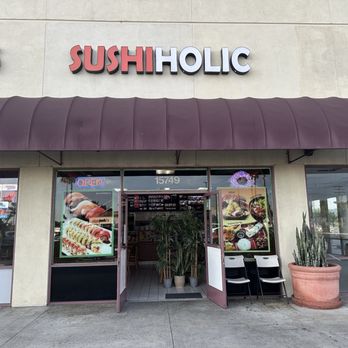 Sushiholic - Location in La Mirada Strip Mall - Sushi Bars Near Me - La Mirada, California