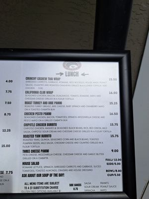 Menu photo 2 Creekmore's Coffee Coombs, BC Menu photo 2 Creekmore's Coffee Coombs, BC