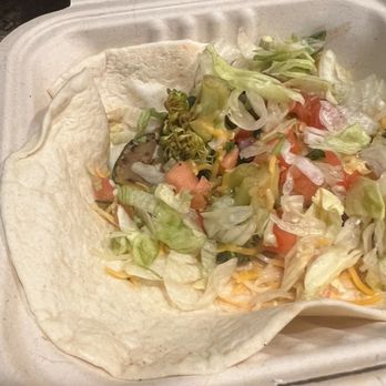 Lucharitos - Supposed to be vegetable taco. Paid too much for this! - Tacos Near Me - Center Moriches, New York Lucharitos - Supposed to be vegetable taco. Paid too much for this! - Tacos Near Me - Center Moriches, New York