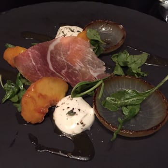 Solbar - Peach salad - New American Near Me - Calistoga, California