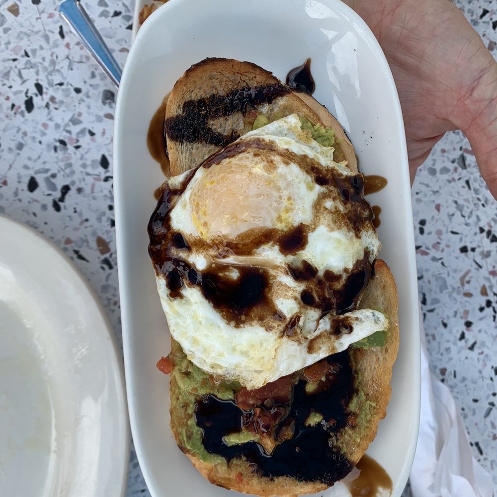 Bob's Diner - Avocado toast with fried egg - Diners Near Me - Carnegie, Pennsylvania
