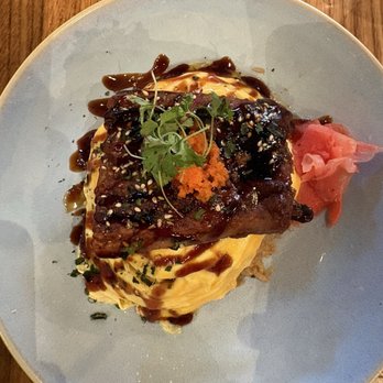Sunny Side Breakfast - Unagi tornado omurice (gravy on the side) - Breakfast & Brunch Near Me - Sacramento, California Sunny Side Breakfast - Unagi tornado omurice (gravy on the side) - Breakfast & Brunch Near Me - Sacramento, California