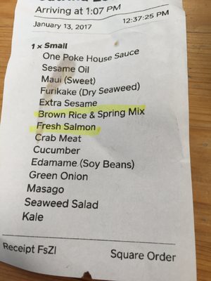 Menu photo 8 One Poke El Segundo, CA