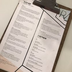 The Return of Rad Cafe - Menu