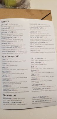 Menu photo 5 Opa Gyros Kingston, NY