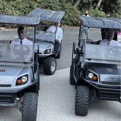 Valet Girls Parking - Our team is trained to drive Golf Carts.