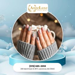 AngeLuxe Nail Bar - Get into the holiday spirit with gorgeous nails! Let us take care of you. Call us to book!