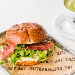 Better Buzz - Better Breakfast Sandwich with an Orange Infused Matcha