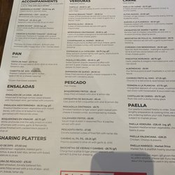 Nicholsons - Menu