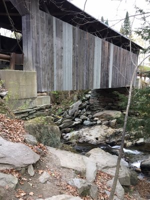 Historic Gold Brook Covered Bridge by null
