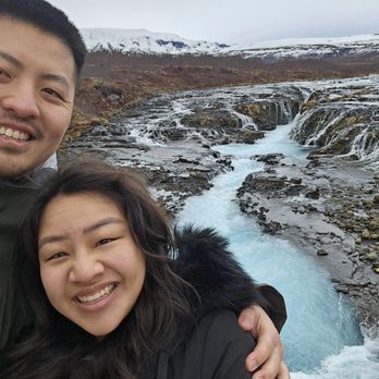 Ro Knows Travel - Turquoise Bruarfoss Waterfall in Iceland, travel was planned by Ro Knows Travel. - Travel Agents Near Me Ro Knows Travel - Turquoise Bruarfoss Waterfall in Iceland, travel was planned by Ro Knows Travel. - Travel Agents Near Me