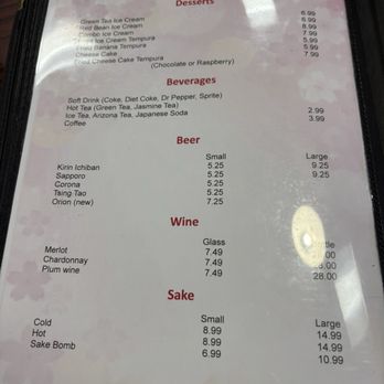 Bento Sushi - menu - Sushi Bars Near Me - Albuquerque, New Mexico